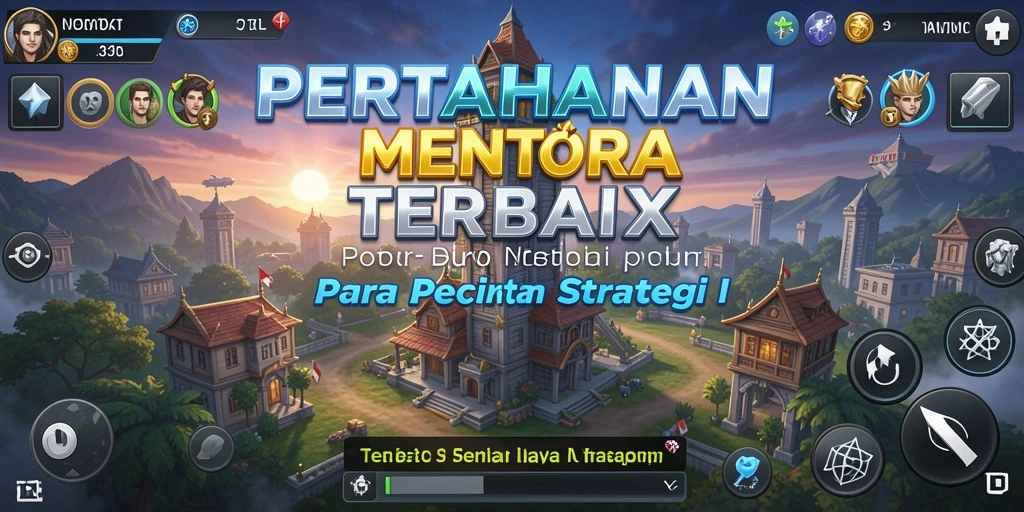 Tampilan menarik dari gameplay 33L dalam pertahanan menara.