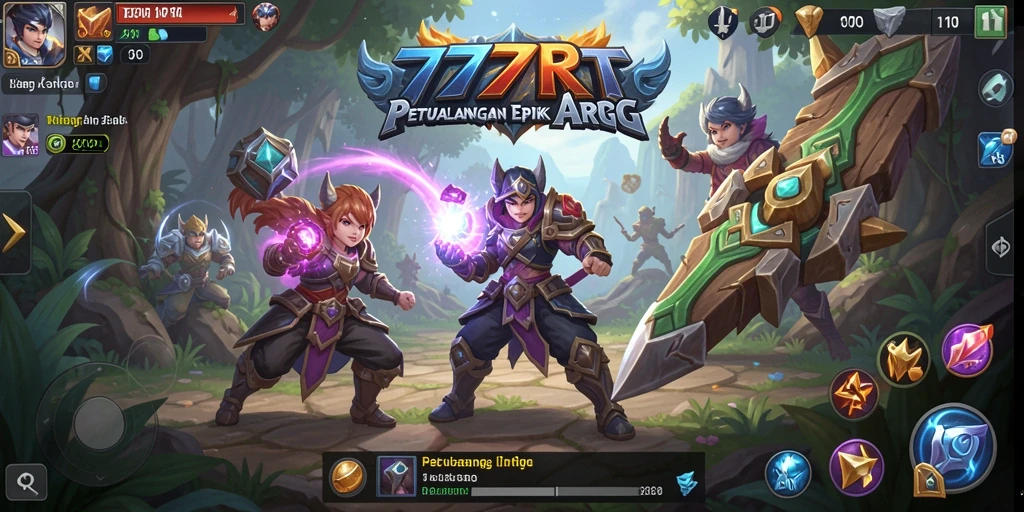 Tampilan gameplay ARPG yang mendebarkan dan penuh aksi.