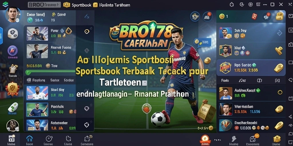 Tampilan menarik dari gameplay taruhan Sportsbook di BRO178.