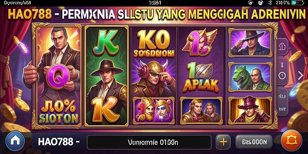 Tampilan gameplay HAO788 menampilkan mesin slot yang memikat dan interaktif.