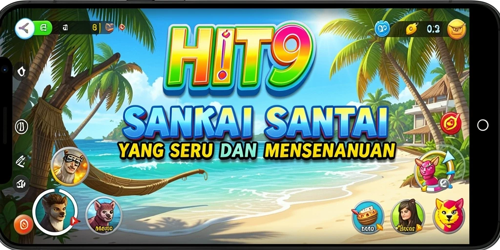 Tampilan menarik dari gameplay HIT9 yang seru dan penuh warna.