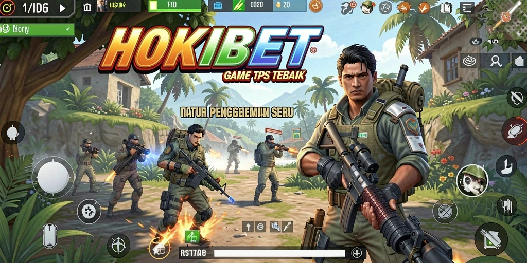 Tangkapan layar HOKIBET menampilkan aksi mendebarkan dalam game TPS.