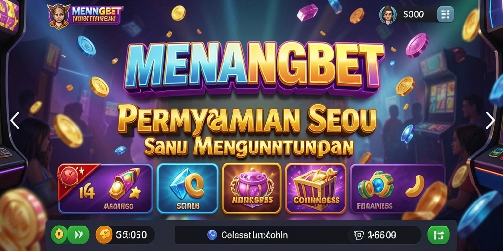 Screenshot utama MENANGBET menampilkan gameplay Slot yang seru.