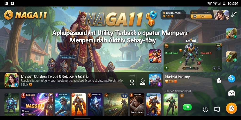 Tampilan interaktif dan fitur unggulan NAGA11 dalam mengelola tugas sehari-hari.