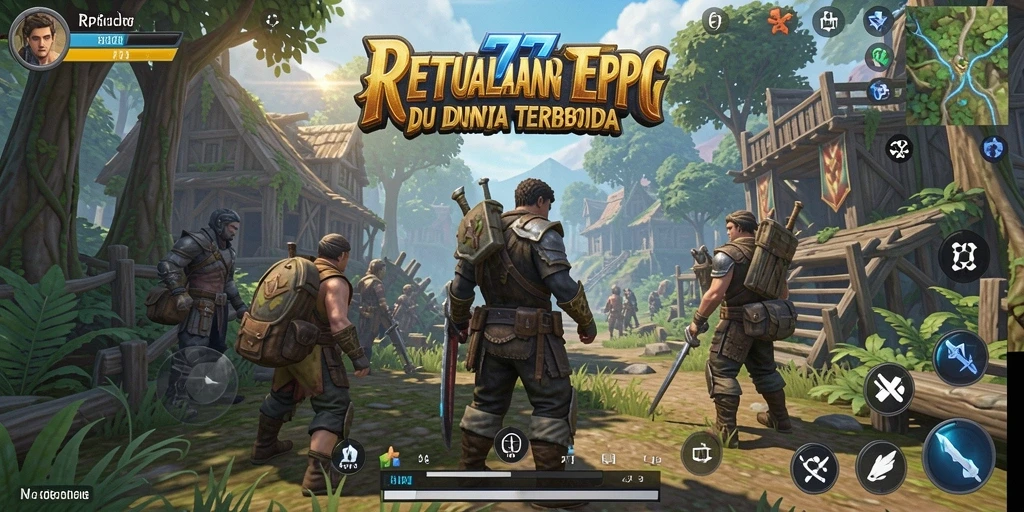 Tangkapan layar gameplay RP777 yang menunjukkan aksi seru di dunia terbuka.