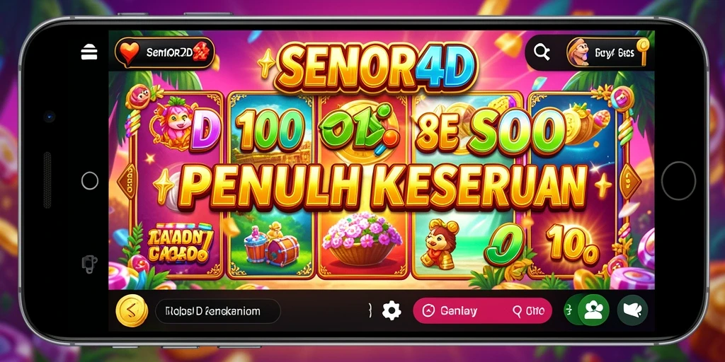 Screenshot gameplay yang menampilkan fitur slot menarik di SENIOR4D.