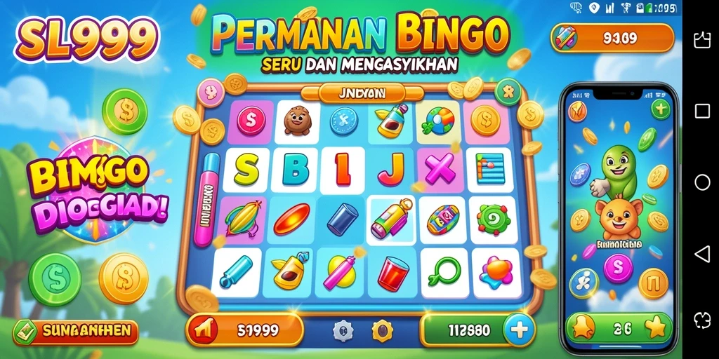 Gameplay Bingo yang seru dan interaktif di SL999.