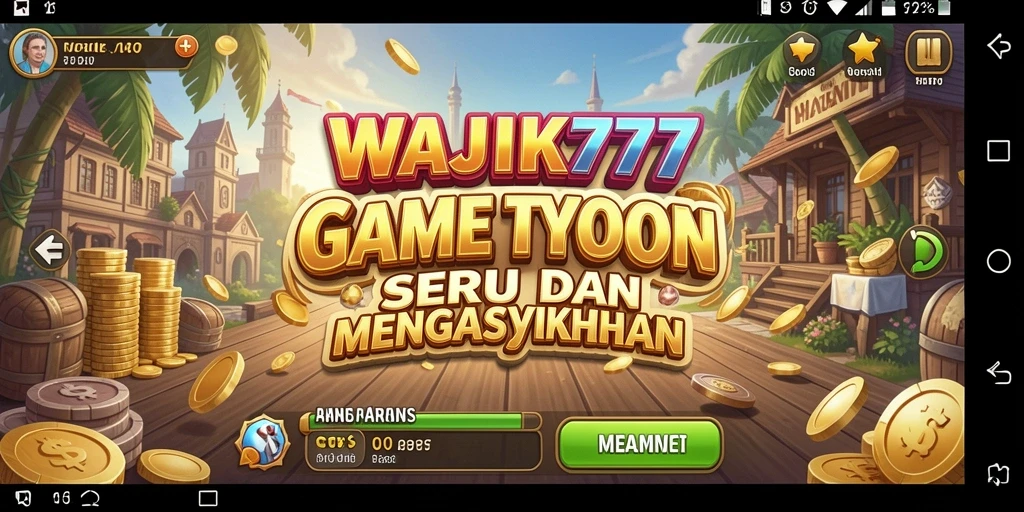 Tampilan gameplay Tycoon yang menantang dan seru.